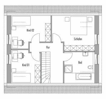 Haus-Fleckeby-Grundrisszeichnung-Dachgeschoss